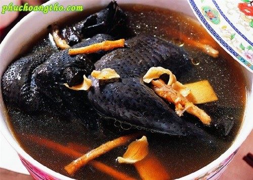 Cách làm gà hầm tam thất